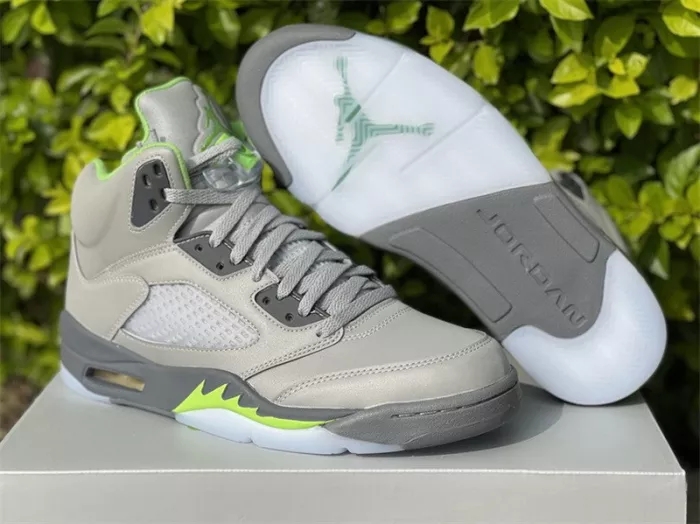 Authentic Air Jordan 5 “Green Bean”