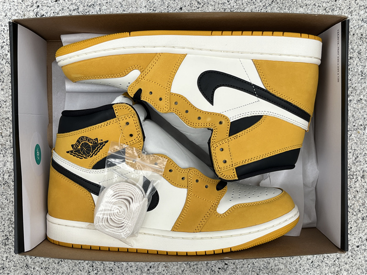 Authentic Air Jordan 1 High OG “Yellow Ochre”