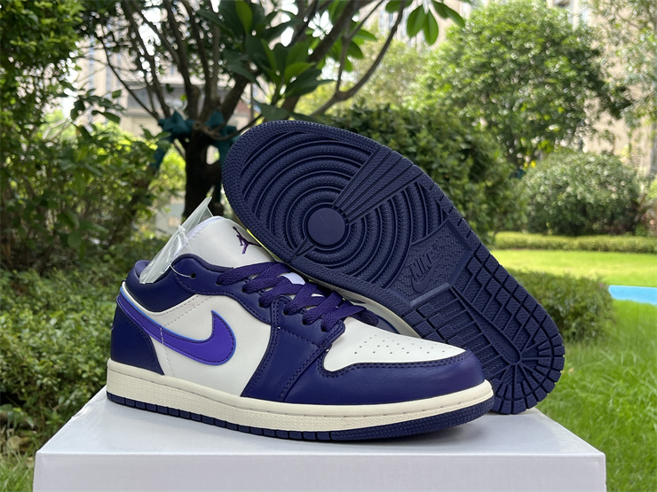 Authentic Air Jordan 1 Low “Sky J Purple”