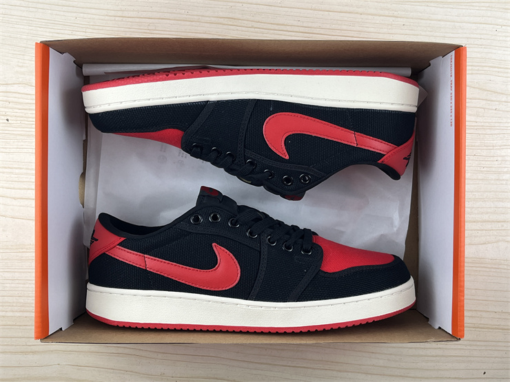 Authentic Air Jordan 1 KO Low “Bred”