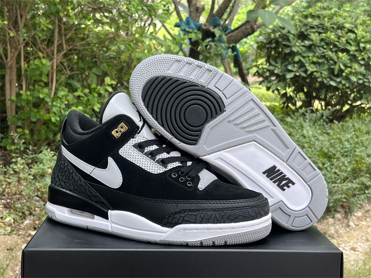 Authentic Air Jordan 3 Tinker “Black Cement”