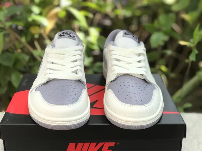 Authentic Air Jordan 1 Low “Atmosphere Grey”