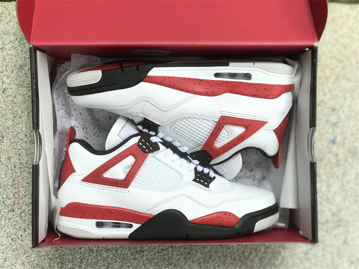 Authentic Air Jordan 4 “Red Cement”