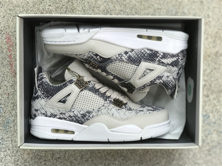 Authentic Air Jordan 4 Premium “Snakeskin”