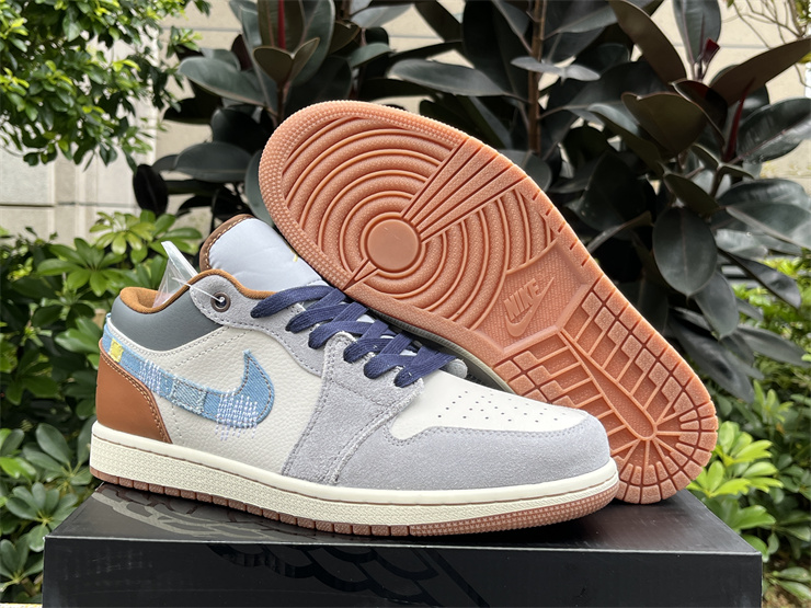 Authentic Air Jordan 1 Low “Wolf Grey”