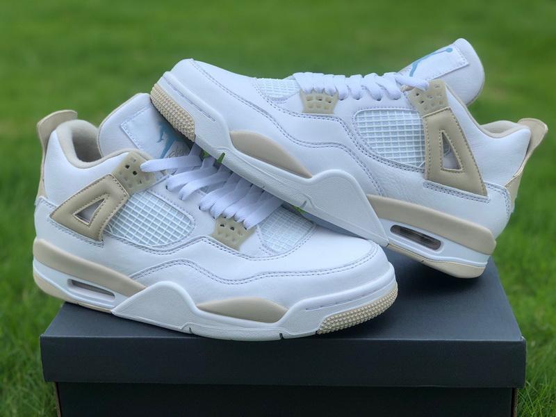 Authentic Air Jordan 4 Linen