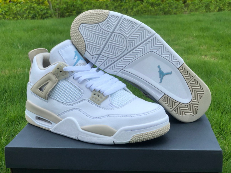 Authentic Air Jordan 4 Linen