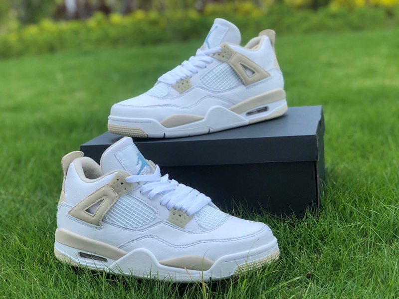 Authentic Air Jordan 4 Linen