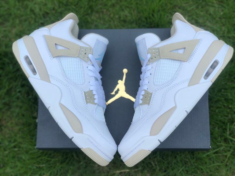 Authentic Air Jordan 4 Linen