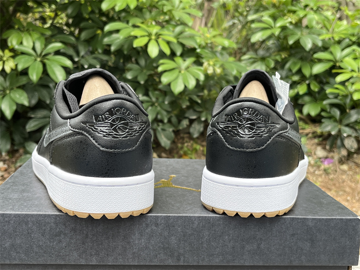 Authentic Air Jordan 1 Low Golf “Black Gum”