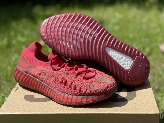 Authentic Yeezy Boost 350 V2 CMPCT “Slate Red”