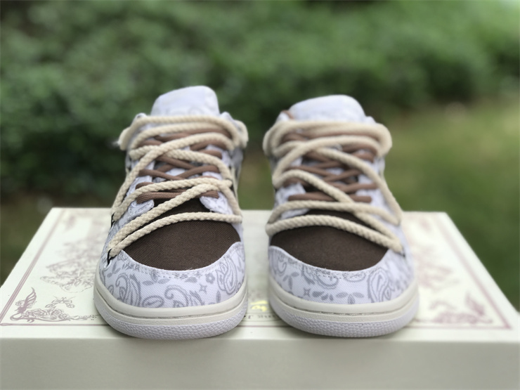 Authentic Nike Dunk Low “White Paisley”