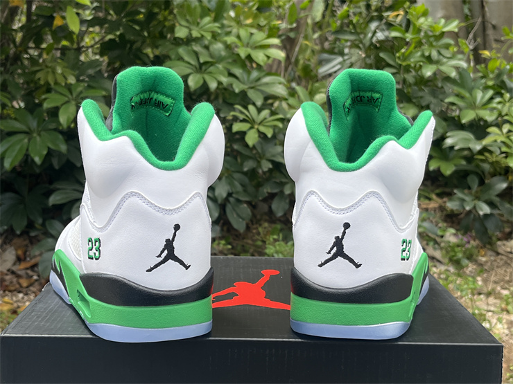 Authentic Air Jordan 5 WMNS “Lucky Green”