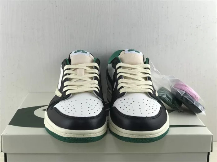 Authentic Travis Scott x Fragment x Air Jordan 1 Low White Green