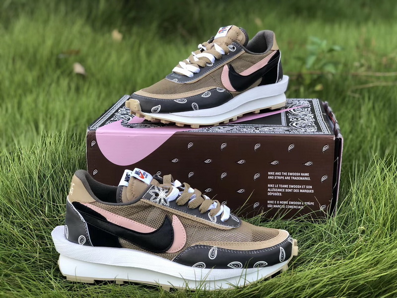 Authentic Travis Scott xSacai x Nike LDV Waffle Women Shoes