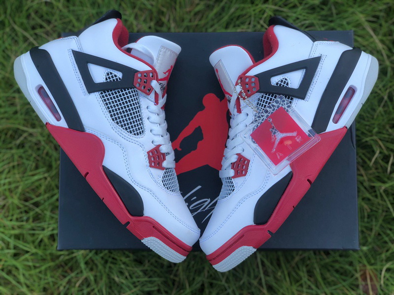 Authentic Air Jordan 4 “Fire Red” 2020