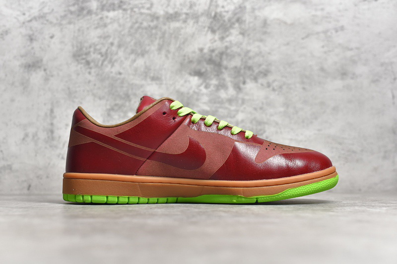 Authentic Nike Dunk Low 1-Piece Laser Varsity Red