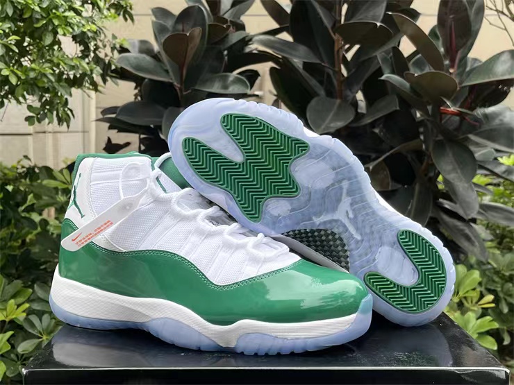 Authentic Air Jordan 11 Hunter Green