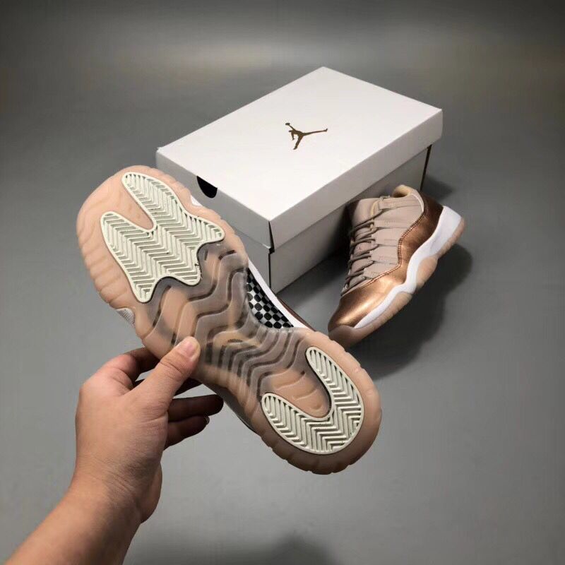 Super Max Air Jordan 11 Low GS “Rose Gold”