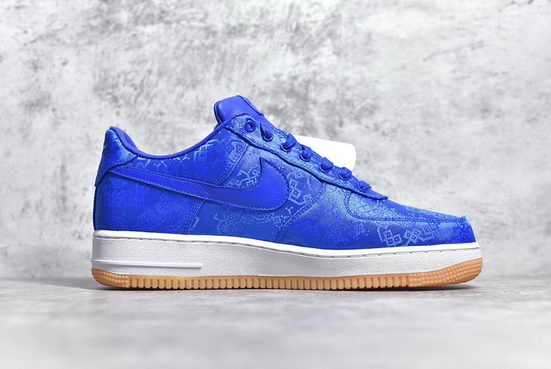 Authentic CLOT x Nike Air Force 1 Low Blue