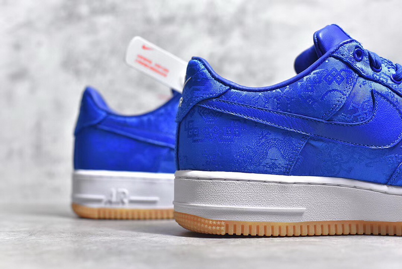 Authentic CLOT x Nike Air Force 1 Low Blue