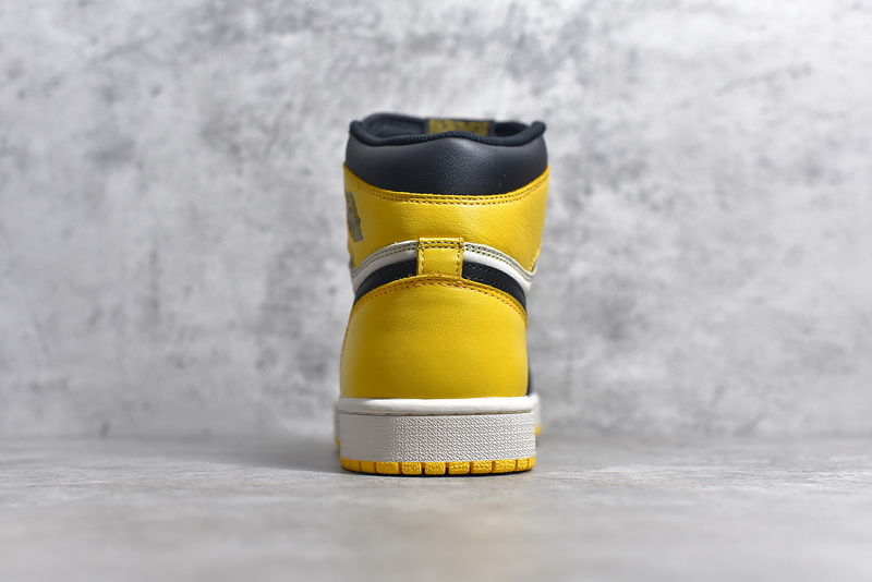 Authentic Air Jordan 1 Yellow Toe