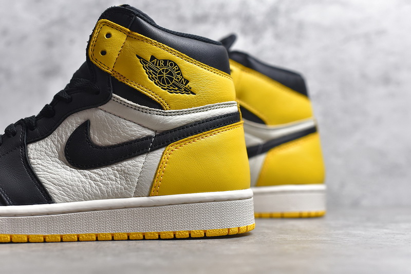 Authentic Air Jordan 1 Yellow Toe