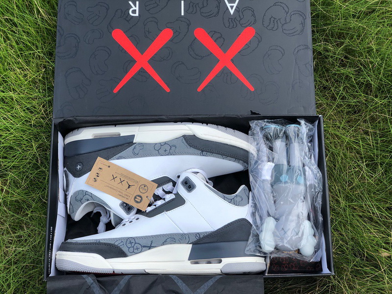 Authentic Air Jordan 3 Kaws