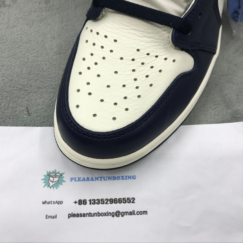 Authentic Air Jordan 1 Obsidian