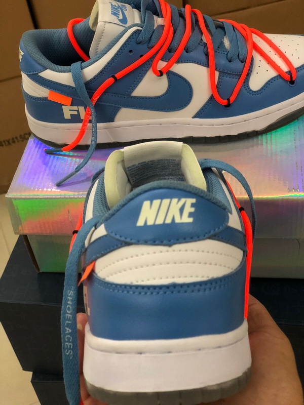 Authentic OFF-WHITE x Futura x Nike Dunk UNC