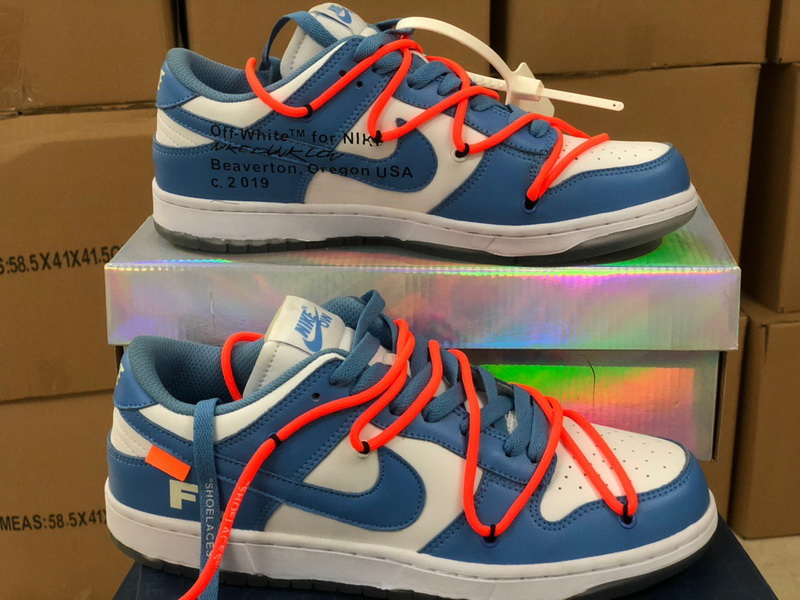 Authentic OFF-WHITE x Futura x Nike Dunk UNC