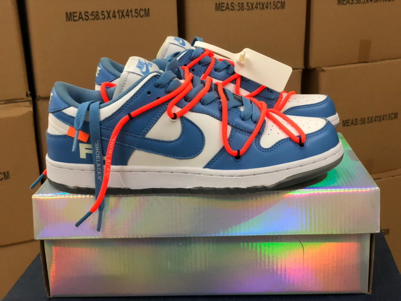 Authentic OFF-WHITE x Futura x Nike Dunk UNC