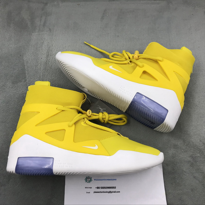 Nike Air Fear Of God 1 Yellow