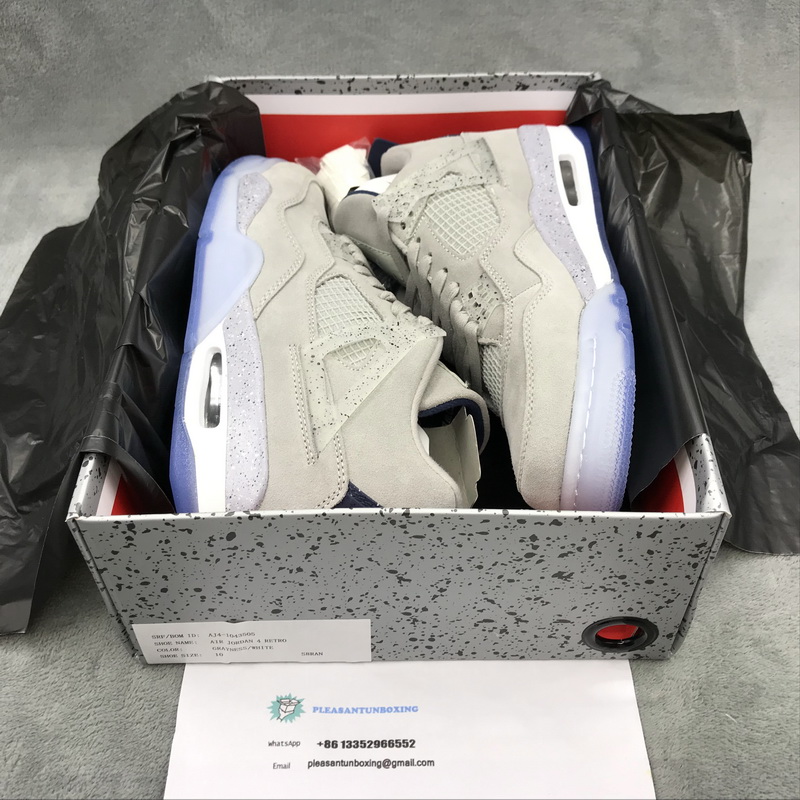 Authentic Air Jordan 4 PE Georgetown