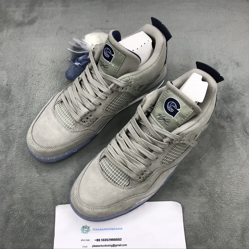 Authentic Air Jordan 4 PE Georgetown