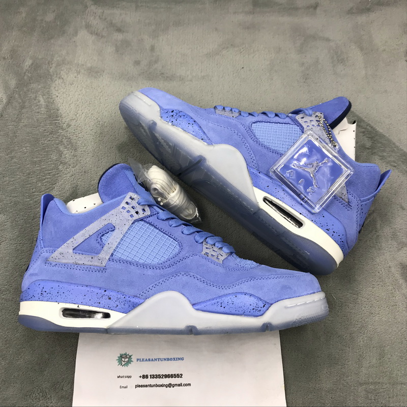 Authentic Air Jordan 4 Retro UNC PE