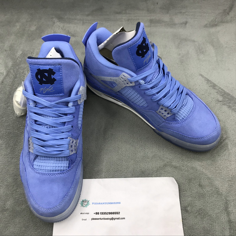 Authentic Air Jordan 4 Retro UNC PE