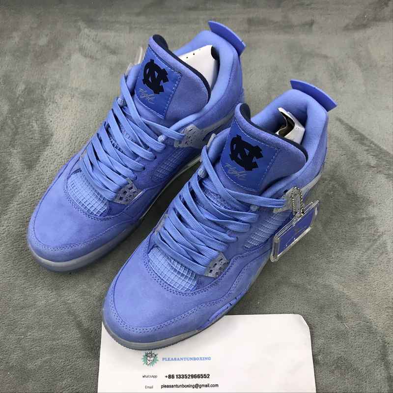 Authentic Air Jordan 4 Retro UNC PE