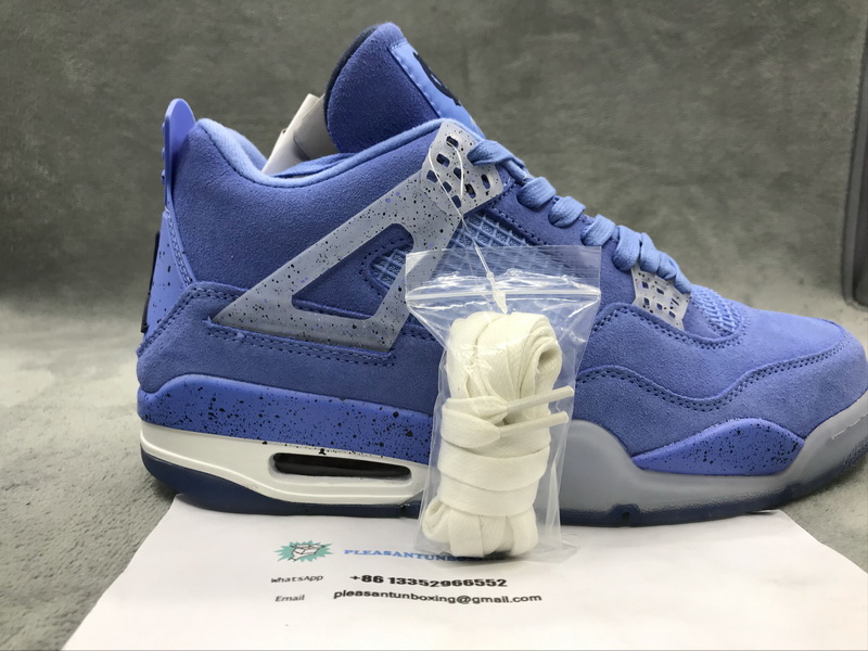 Authentic Air Jordan 4 Retro UNC PE