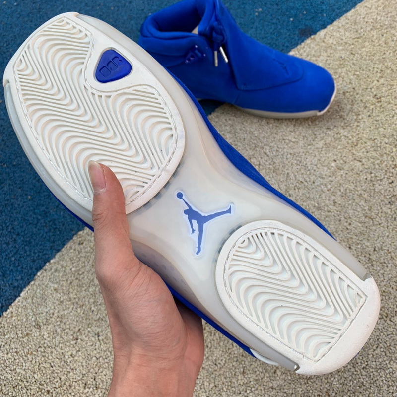 Authentic Air Jordan 18 “Blue Suede” 