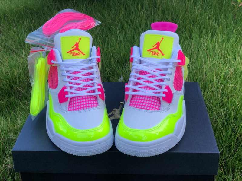 Authentic Air Jordan 4 “Lemon Venom”GS