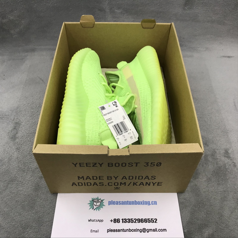 Authentic Yeezy 350 V2 Boost Glow in the Dark