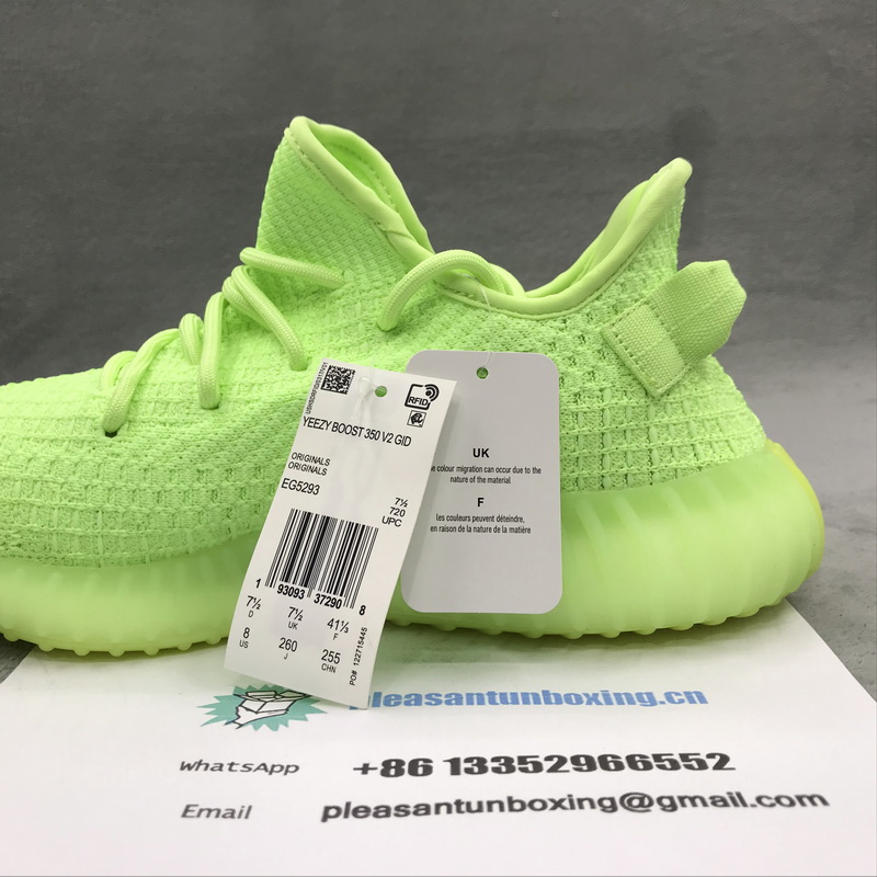 Authentic Yeezy 350 V2 Boost Glow in the Dark