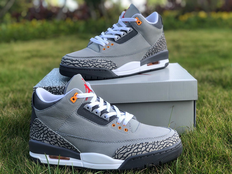 Authentic Air Jordan 3 “Cool Grey”