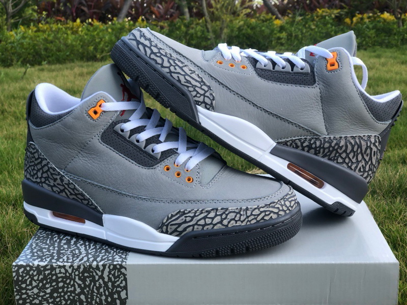 Authentic Air Jordan 3 “Cool Grey”