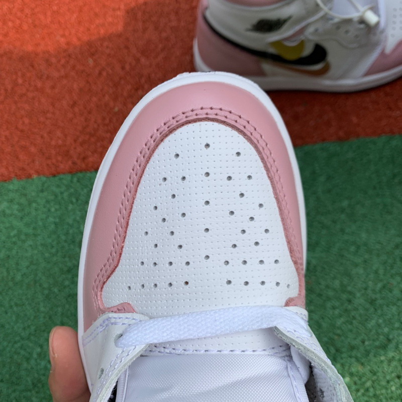 Authentic Air Jordan 1 Retro High OG White Pink