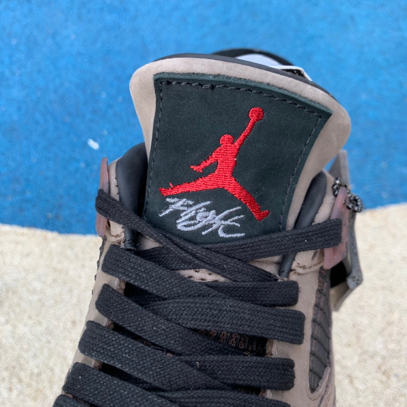 Authentic Air Jordan 4 x Travis Scott Olive