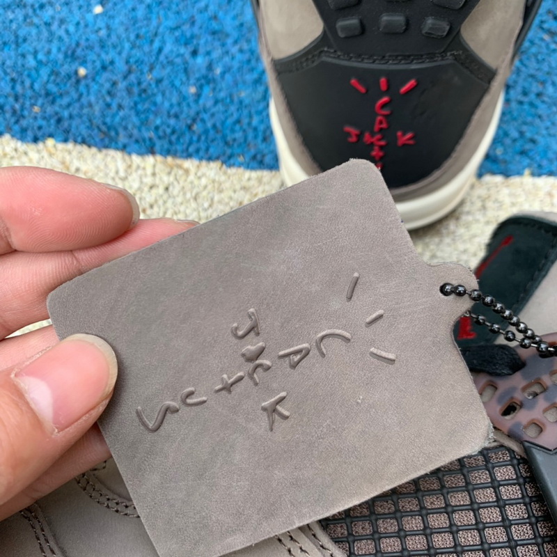 Authentic Air Jordan 4 x Travis Scott Olive