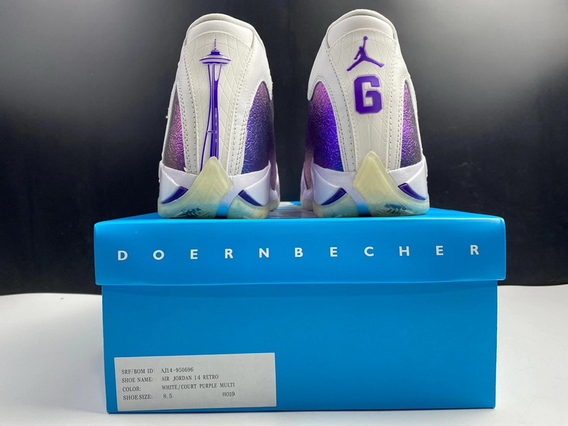 Authentic Air Jordan 14“Doernbecher” White