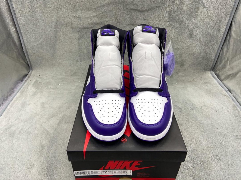 Authentic Air Jordan 1 “Court Purple”